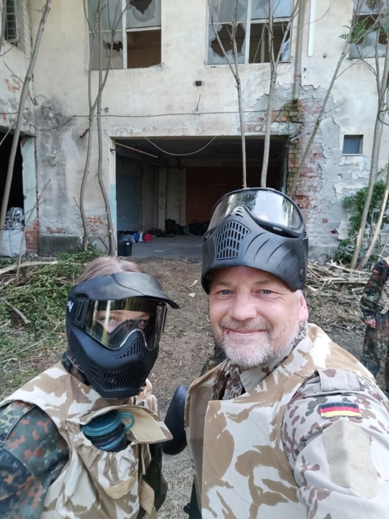 Paintball játék helyszíne Orosházán, természetes környezetben